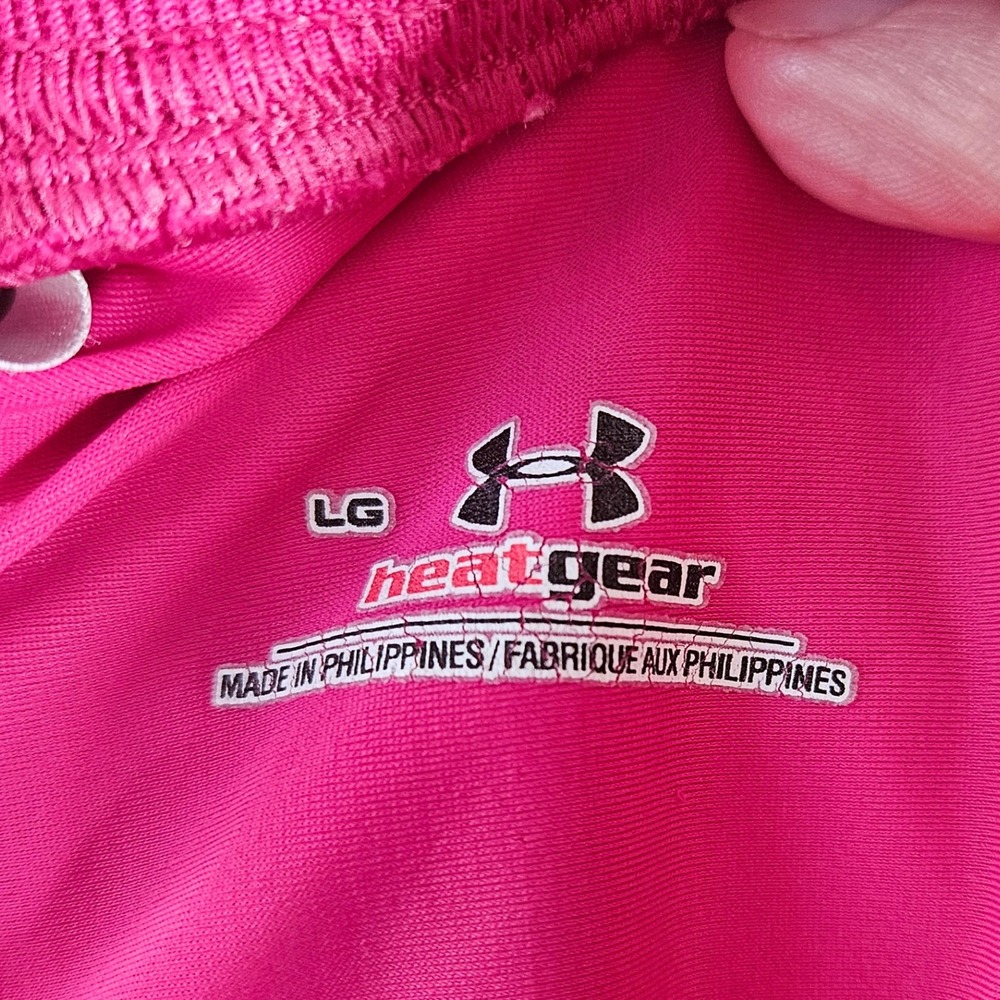 Under Armour HeatGear Athletic Skort Women's Size Large Pink Performance Skirt - Picture 6 of 8